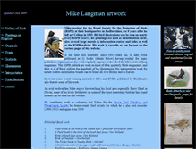 Tablet Screenshot of mikelangman.co.uk